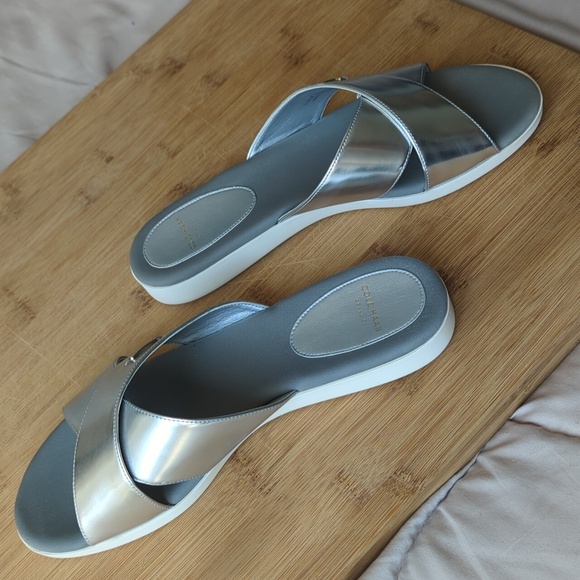 Cole Haan Augusta sandal CH Argento (silver) 8 - Picture 1 of 9